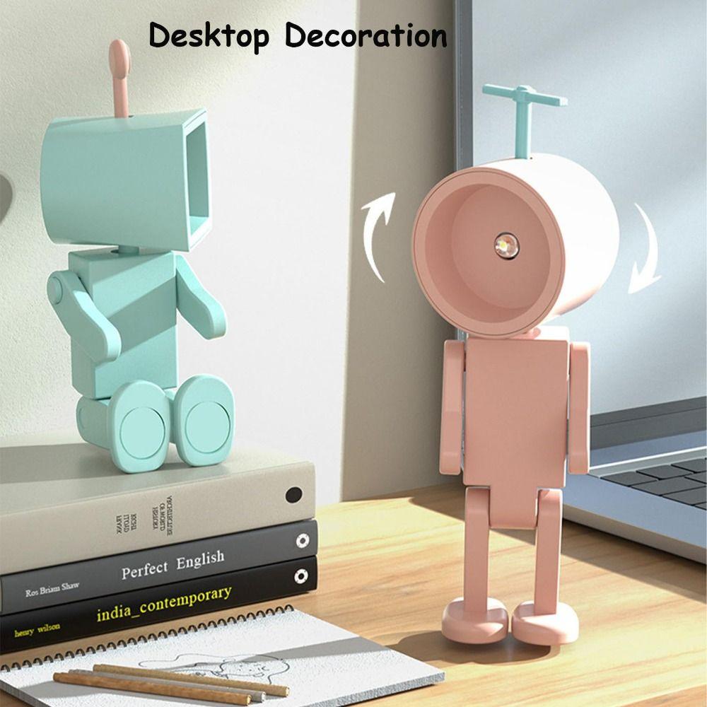 Мини-ночник-астронавт, мультяшная настольная лампа, милый светодиодный ночник, спальня