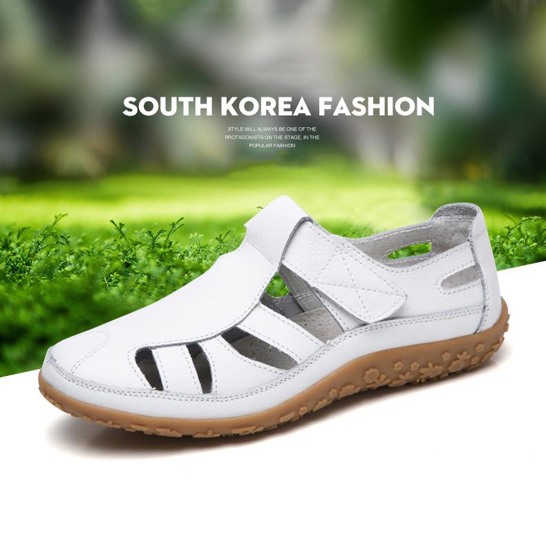 Женские летние простые повседневные удобные туфли без шнуровки на плоской подошве из искусственной кожи, мягкие туфли