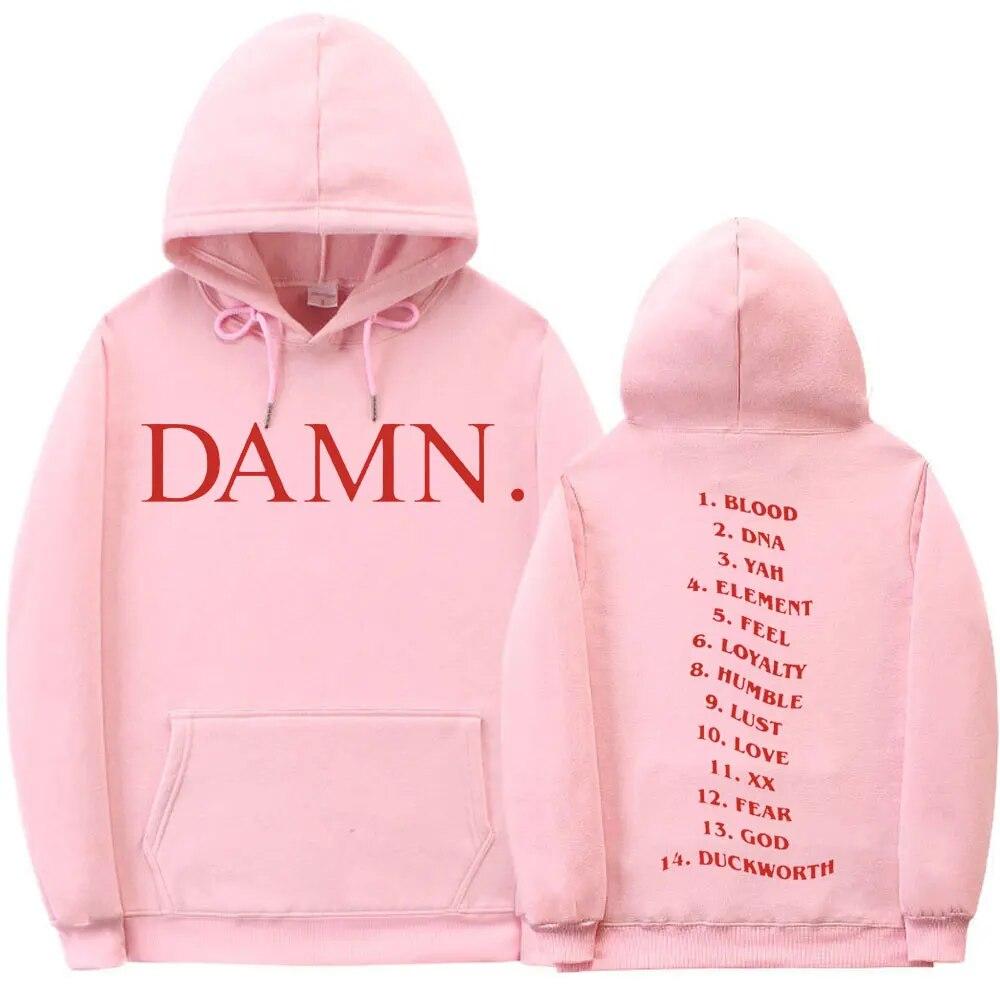 Рэппер Damn Kendrick Lamar Pglang Mr Morale & The Big Steppers Альбом Треклист Толстовка Унисекс Женская Толстовка в стиле хип-хоп Модный стиль