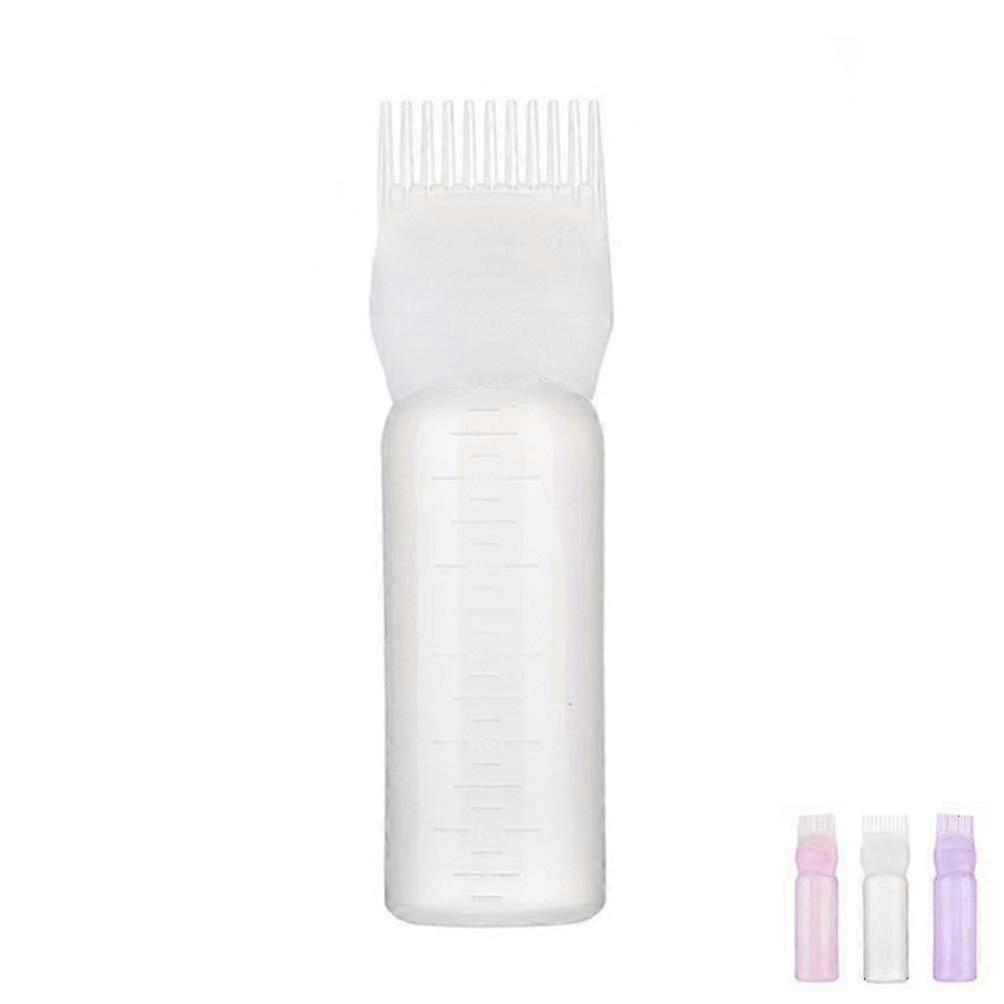 3pcs Comb Applicator Bottle Hair Color Brush Applicator Hair Dye Bottle With Comb And Graduated Scale