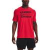 Under Armour Футболка мужская UA Team Issue Soft Fit Training с круглым вырезом и коротким рукавом, красная 1370952-600