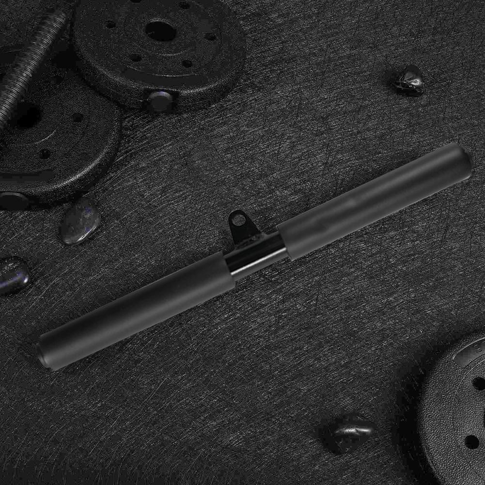 Triceps Biceps Training Rowing Handle Back Blaster Straight Handle LAT Pull Down Straight Rotating Bar for Pulley Cable Machine