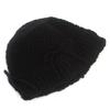 Универсальная химия Лента Черная Вязаная Глубокая Шапка-бини