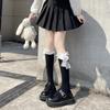 Lace Socks Lace Calf Socks Women Cute Jk Bow Mid-tube Socks Lace-up Stockings Lolita Socks