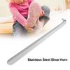 Professional Stainless Steel Shiny Silver Metal Shoe Horn Shoehorn for Seniors Elderly
