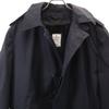 US NAVY 80s DLA Vintage All-Weather Coat military Long coat 36 liner Men's Used