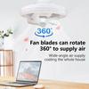 Вращающийся на 360° потолочный светильник-вентилятор 3 цвета/RGB 3 скорости Патрон E27 Вентилятор с пультом дистанционного управления Таймер Для освещения спальни гостиной