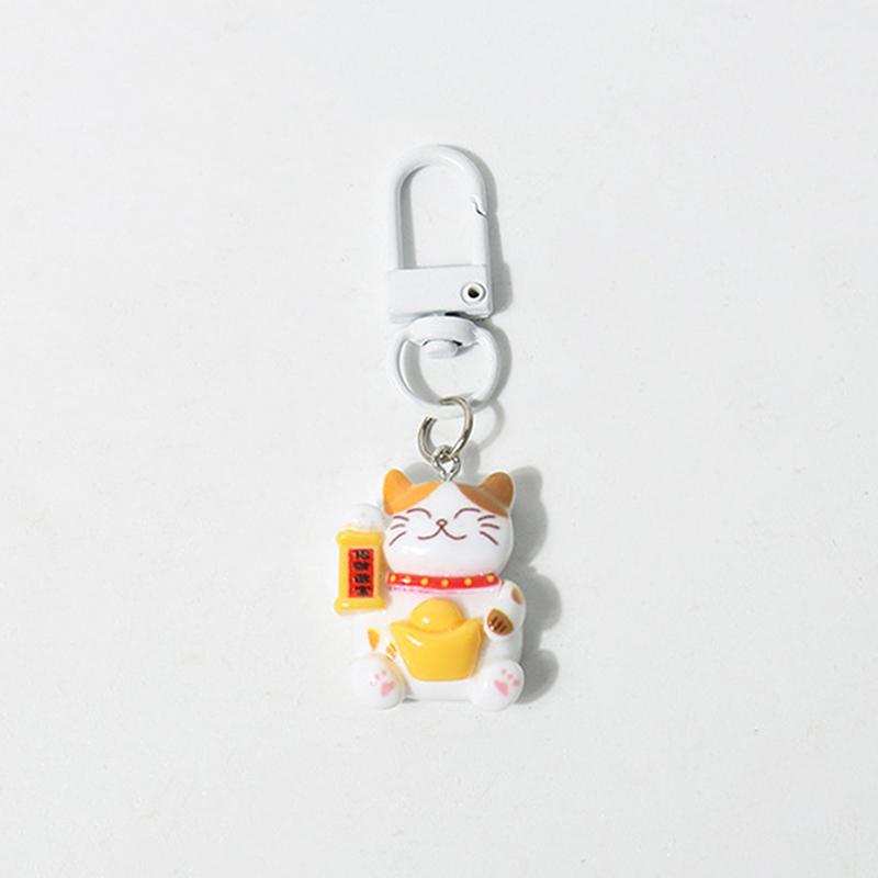 Милый брелок для ключей Lucky Cat, рюкзак, подвеска, украшения, аксессуары, подарки