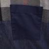 BLACK LABEL CRESTBRIDGE Long sleeve Checkered x Denim Patchwork shirt S Men's Used