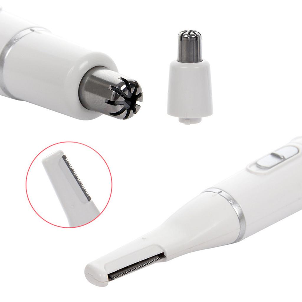 2 в 1 электрический нож для ушей в носу для мужчин и женщин, нож для формирования бровей