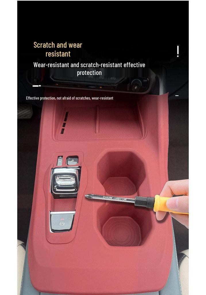 Trumpchi GS3 Console Silicone Pad & Shifter Panel Wireless Charging Film.