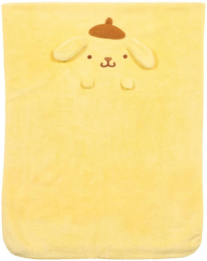 Skater Towel Gift Set Hair Drying Bath Sanrio SET1080 (2 Pieces) Towel, Towel, Absorbent, Quick-Drying, Pompompurin,