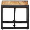VidaXL Table basse 40x40x35 cm bois de manguier massif brut, table latérale, table de salon, table d'accent, bout de canapé, 4016682