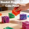 Needoh Ripple Кубик льда Мальтоза Сжимающая щипцы Медленный отскок Декомпрессия Расслабляющая Сенсорный инструмент для fidget Дети Взрослые Подарок Декор для дома