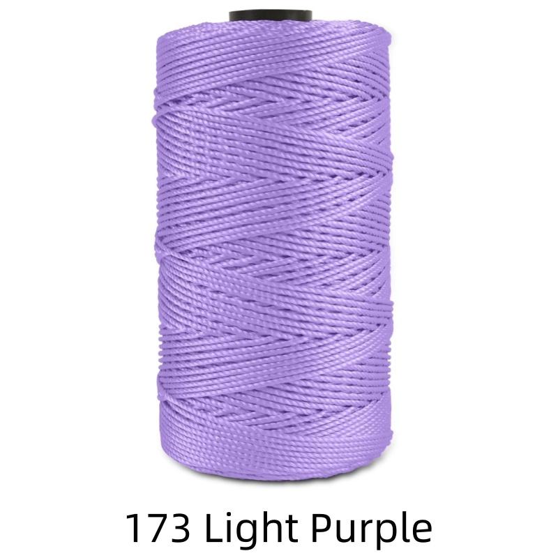 Пряжа для вязания крючком 2 мм/220 м DIY нить для вязания, пряжа для искусства из цветного ледяного шелка, шнур для сумок, шляп, полипропиленовая веревка для вязания крючком