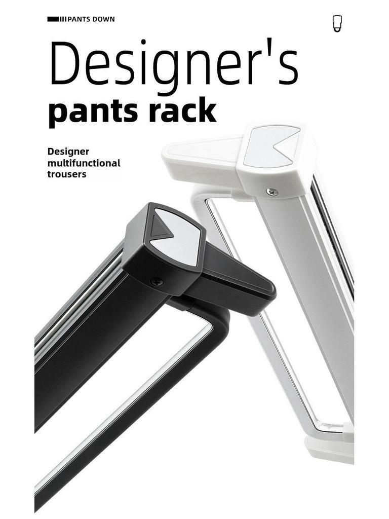 Telescopic Pull-Out Trouser Rack for Wardrobe Storage