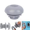 With Rubber Gasket Pool Drain Fitting Grey Plastic Pool Drain Plug Dome Cover  Replacement Parts