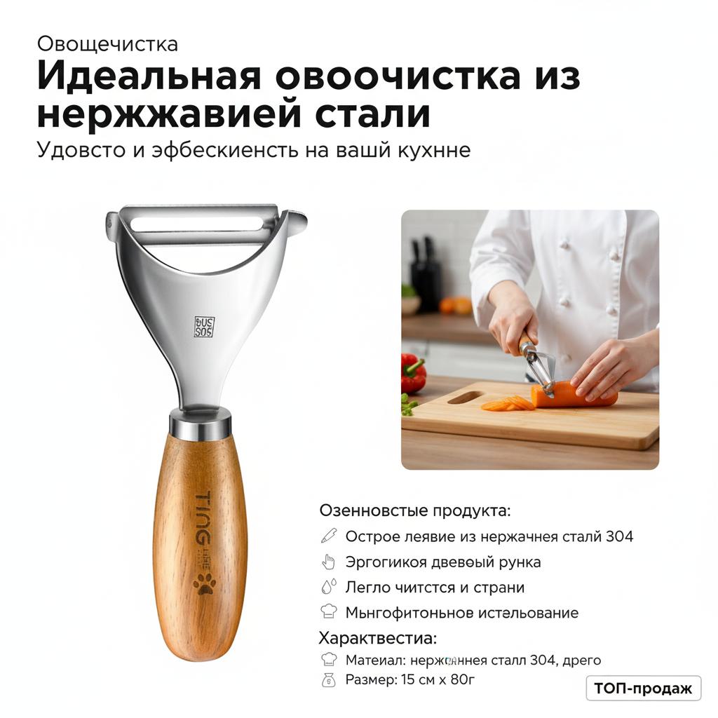 Stainless Steel Vegetable Peeler for Pumpkin and Winter Melon with Anti Slip Handle
