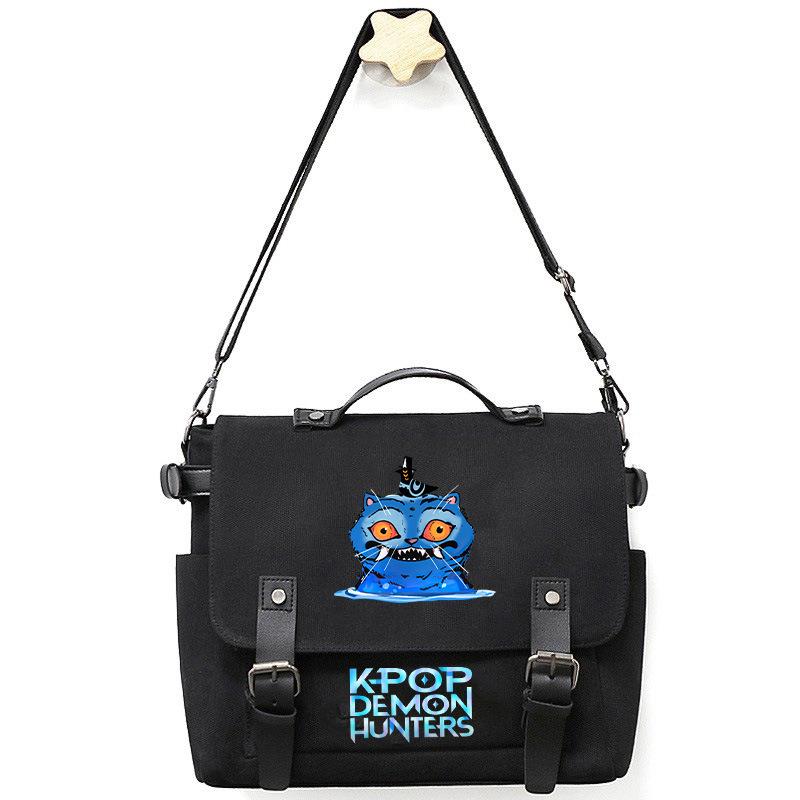Новая Kpop группа Demon Hunter Принт Сумка через плечо Сумка через плечо Сумка через плечо Холщовая сумка CLE