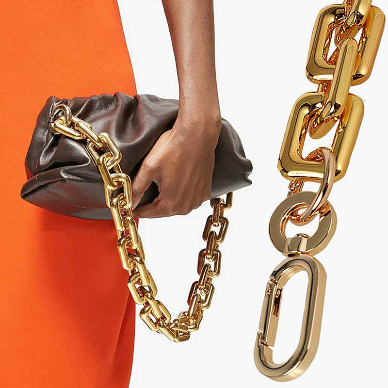 Серебро Золото 40 см 60 см Акриловая цепочка для кошелька Ремешок Ручки для сумки Сделай сам Цепочка для замены кошелька для наплечной сумки Сумки Ремешки