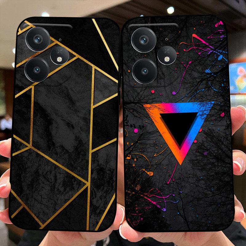 Модный мультяшный чехол для Realme Neo7 5G, цветная печать, мягкий ТПУ силикон, ударопрочный чехол для телефона для Oppo Realme Neo 7