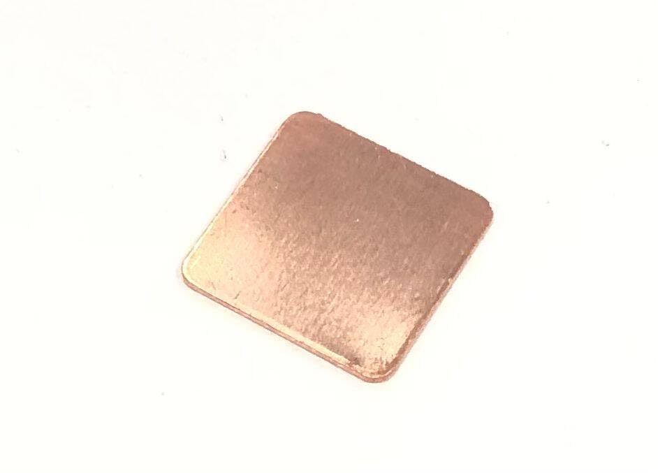 Аудиофильный радиатор с медным чипом, квадратный графический чип для ноутбука, эффективность рассеивания тепла, высокая теплопроводность, чистая медь, 10 штук