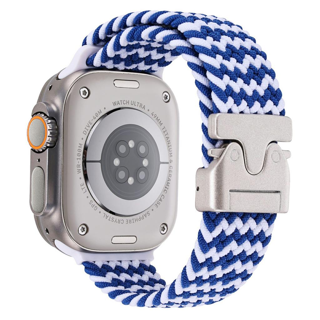 Wrist Strap for Apple Watch Series 10 9 8 7 SE 6 5 4 3 2 1 42mm 41mm 40mm 38mm Parachute Buckle Nylon Braided Watch Band