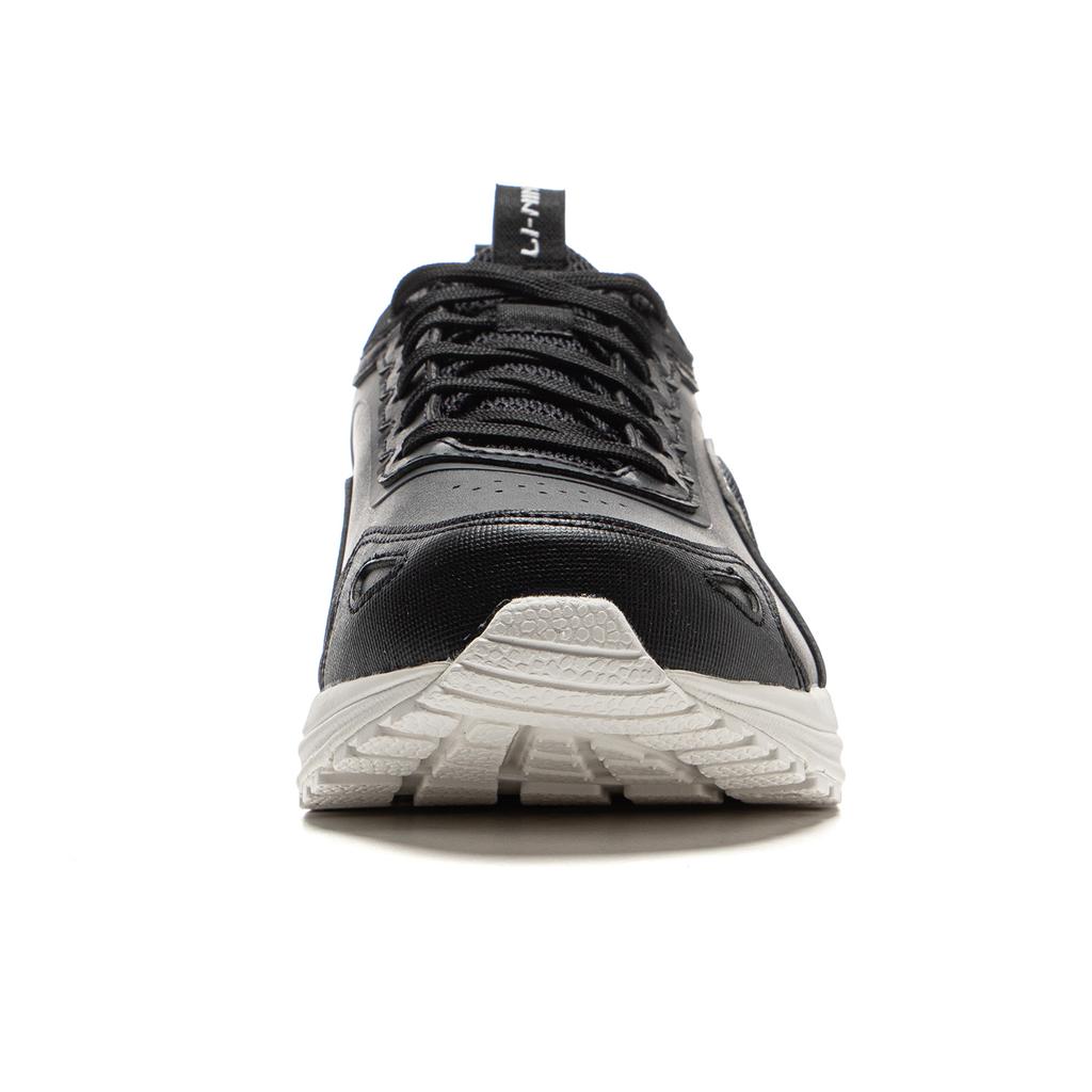 Li-Ning Трендовая Мода Универсальные Нескользящие Износостойкие Низкие Повседневные Кроссовки Женские кроссовки Черные AGLU314-1