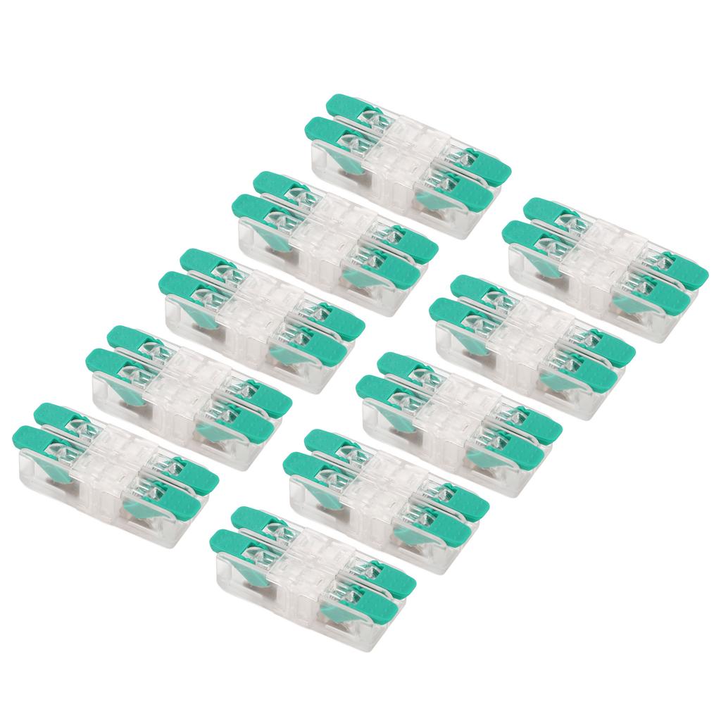 10 шт. 2 в 2 выходных разъема для проводов 0,5 - 6 мм² медный контактный проводник разъем для бытовых приборов