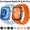 Нейлоновый ремешок-петля для Huawei Watch Fit 3/4/4 Pro Плетеный дышащий браслет Официальный ремешок для Huawei Watch 4 Pro/Fit 4