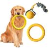 Dog Flying Discs Toy Anti-Bite Puller Training Ring Dog Chew Ball