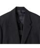 Customellow Black Relaxed Fit Wool Blended Setup Jacket_Cwjas25221Bkx