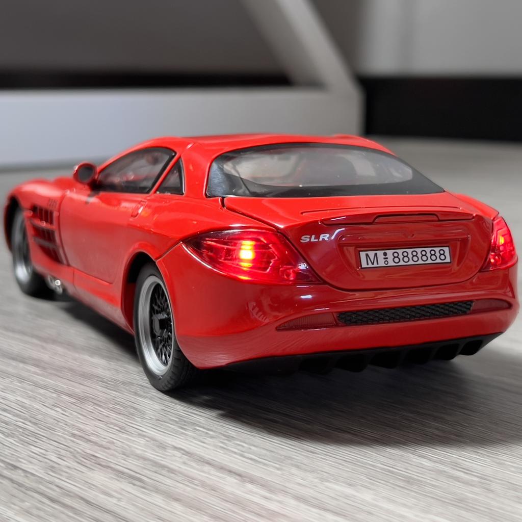 1:24 Бенц SLR McLaren 722 S Родстер Спидстер Суперкар Сплав Металл Литье под давлением Модель Автомобиля Подарок на День Святого Валентина Для Парня Коллекция