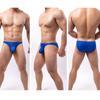 Мужские Сексуальные Трусы Низкой Посадки Стильные Однотонные Комфортное Нижнее Белье Дышащие Облегающие Трусы