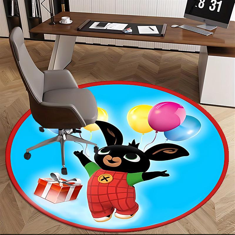 Bing Rabbit,Balloons Chair mat Round Rug Office carpet,Non slip, Suitable for Living Rooms, Bedrooms Decor1205072a