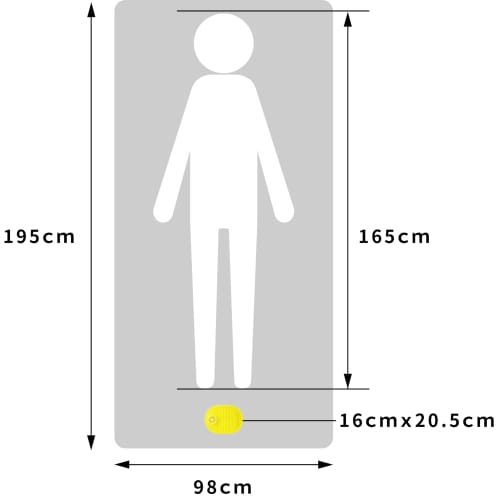 Iwatani Material Poly Hot Water Bottle, 0.8L, with Bag, Yellow, YP-08Y D2310