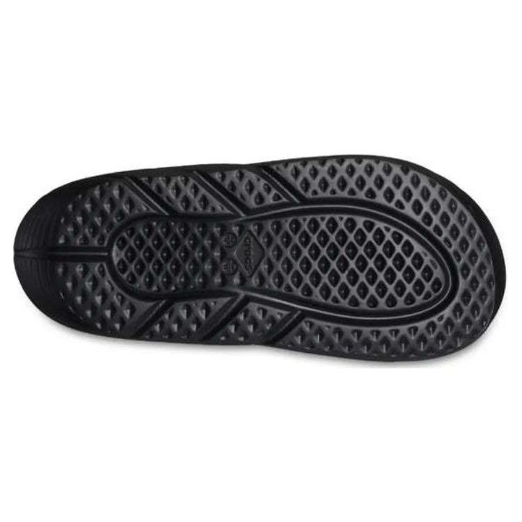 Crocs Round Toe Soft Bottom Breathable Slide Sandals Unisex Footwear Black 209416-001