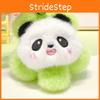Fun Plush Soft Panda Head Keychain Ideal For Keyrings And Bag Accessories For Kids