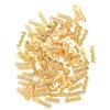 100Pcs Quick Connect Wiring Terminals Brass Crimp Terminals 0.5 1.5mm   Wire Clamps Brass
