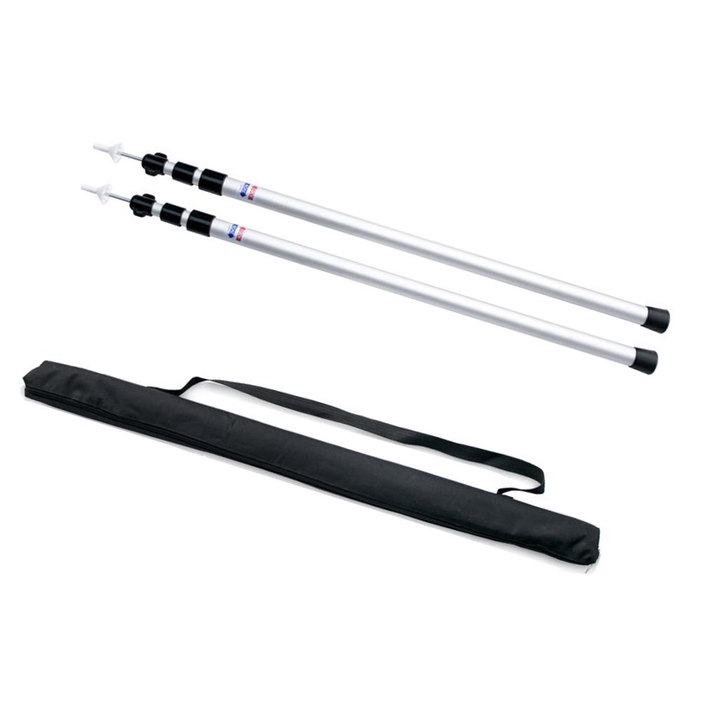 Утолщенный столб для палатки из алюминиевого сплава, регулируемые опорные стержни для палатки, пляжное укрытие, брезент, навес