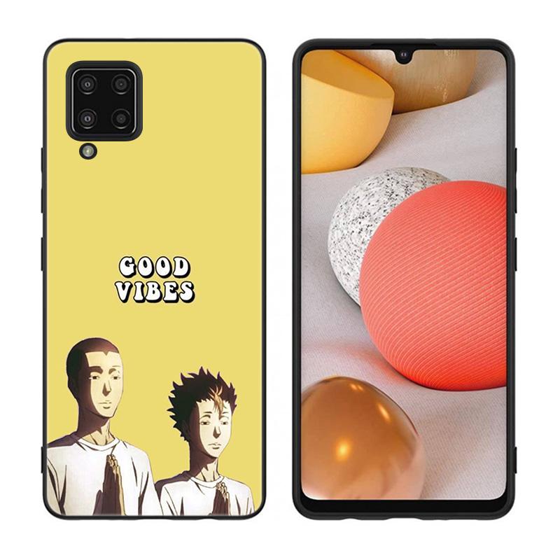 Чехол для волейбола с аниме Oya Haikyuu для Samsung Galaxy A12 A02S A22 A32 A52 A72 A71 A51 A41 A31 A21 A11 A50 A70 A20S, черный чехол