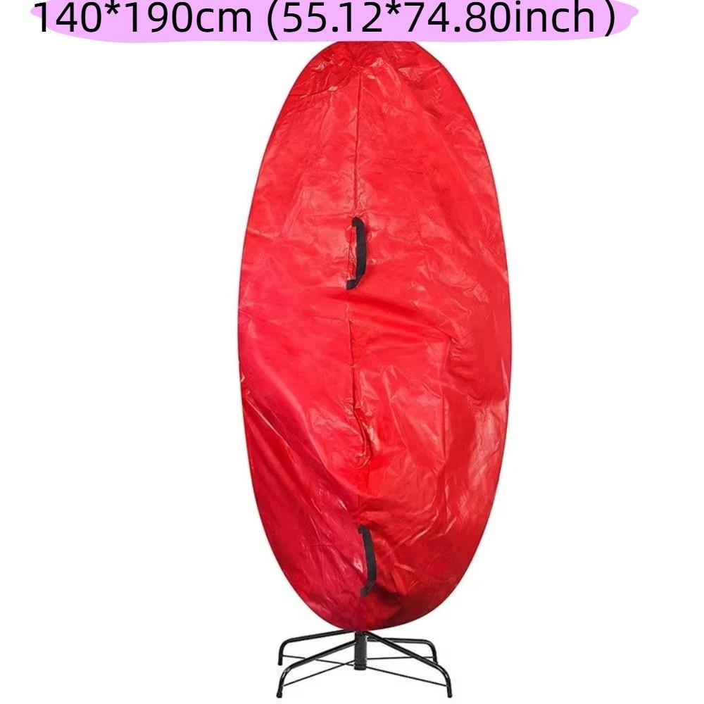 Waterproof Christmas Tree Storage Bag Heavy Duty Dustproof Christmas Tree Cover Smooth Zipper Oxford Cloth