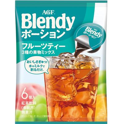 AGF Blendy Portion Фруктовый чай 3 вида фруктового микса 6 штук x 12 пакетиков [Концентрированный] [Черный чай]