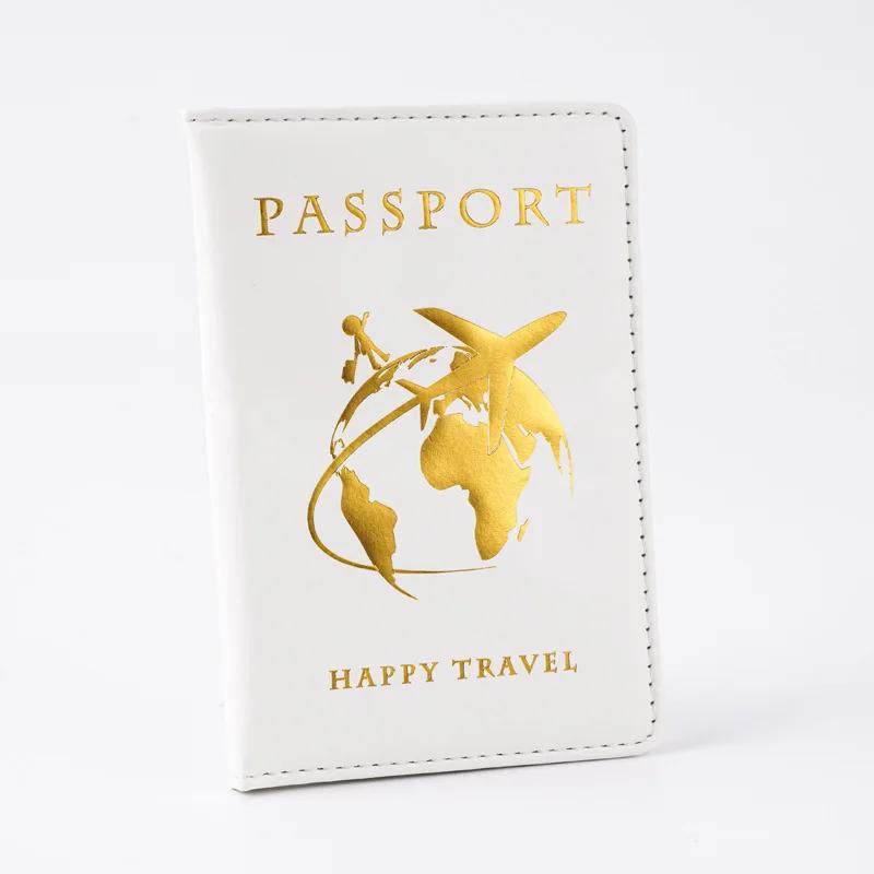 Новая Глобальная Цветная PU Обложка для паспорта, зажим для билетов, держатель для паспорта, держатель удостоверения личности, дорожный кошелек, дорожные аксессуары
