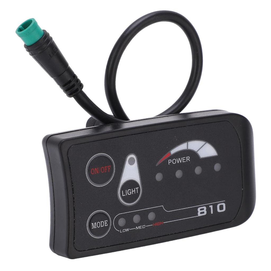 Светодиодный дисплей для электровелосипеда, панель управления 36 В 48 В S810, светодиодный дисплей-метр для электровелосипеда