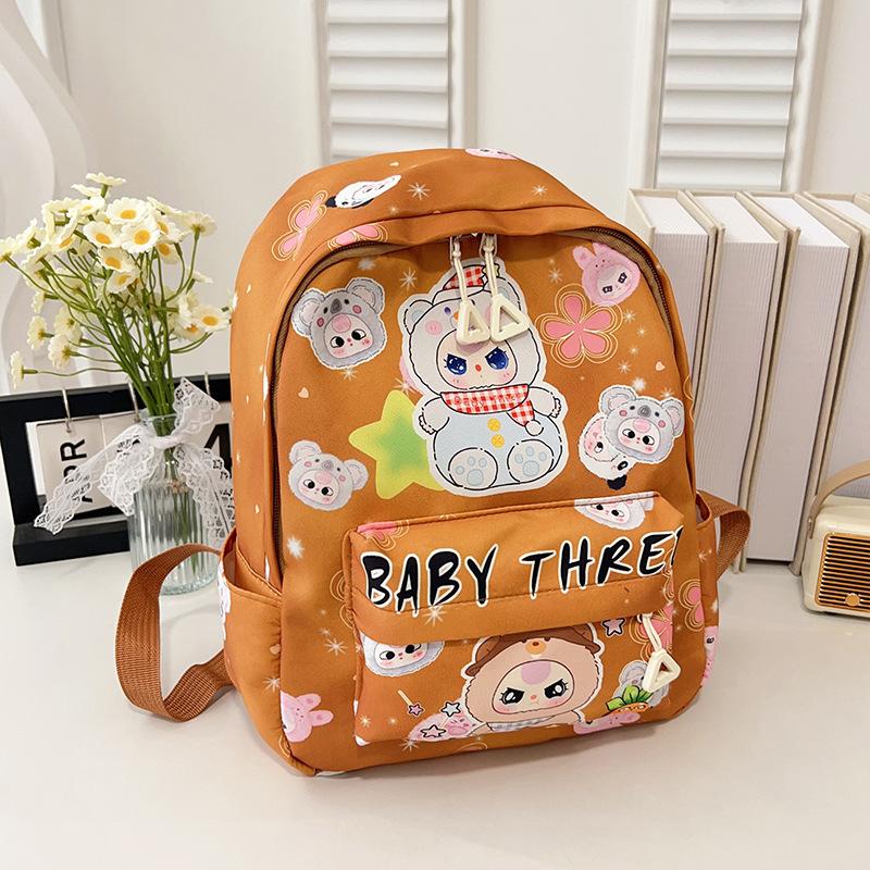 Новый детский рюкзак 2025 года для трехлетних детей, с детским весельем, милый рюкзак большой вместимости для детского сада, рюкзак для начальной школы, рюкзак.
