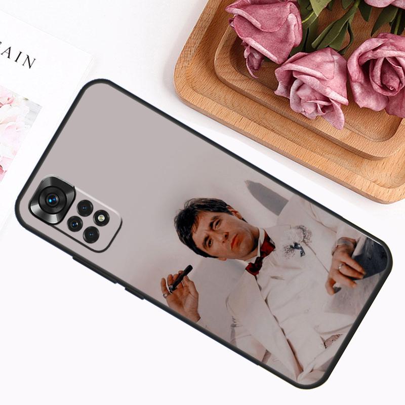 Чехол Scarface Tony Montana для Xiaomi Redmi Note 13 Pro 14 12 11 9 10 9S 10S 11S 12S Redmi 12C 13C 14C 10C