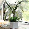 Fake Orchid Flower Artificial Flower Without Flower Pot Household Wedding Flower Arrangement Flower Art Orchid Silk Flower for Home Wedding Decoration