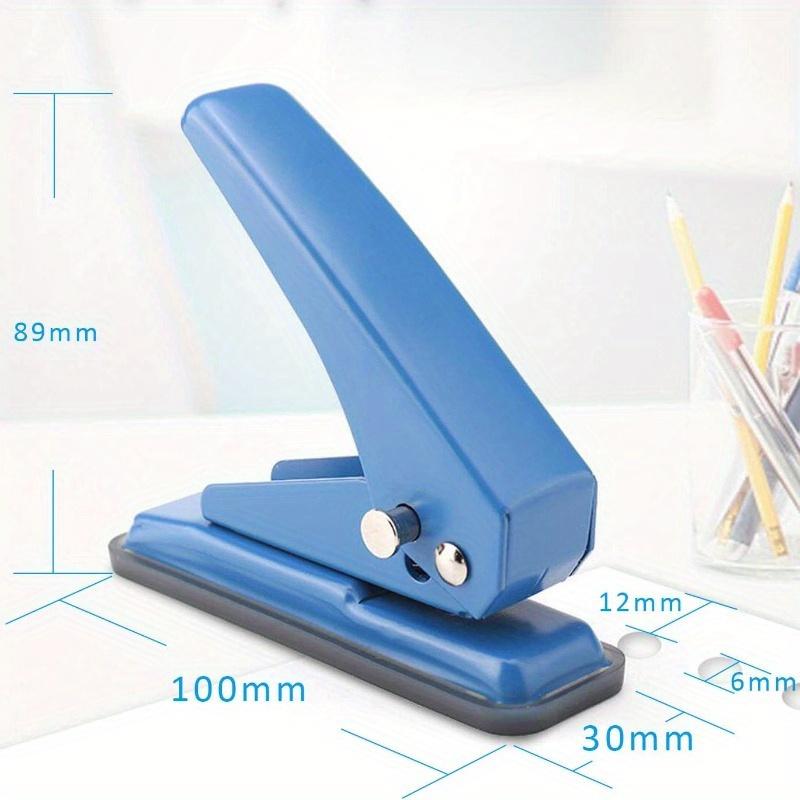 1 шт. Дырокол на одно отверстие, Дырокол на 20 листов, Сверхмощный, Дырокол 1/4, Металлический дырокол с нескользящим основанием для бумаги