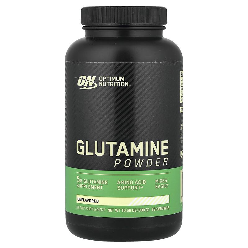 Glutamine Powder, Unflavored, 10.58 oz (300 g)